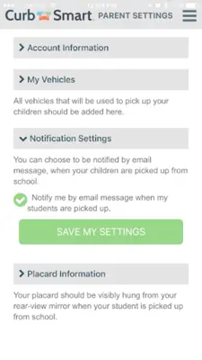 CurbSmart Parent android App screenshot 9