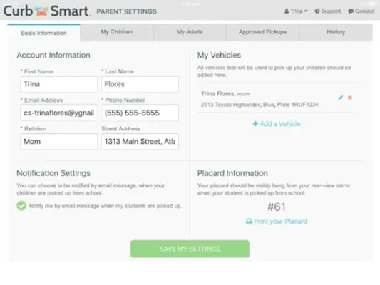 CurbSmart Parent android App screenshot 4